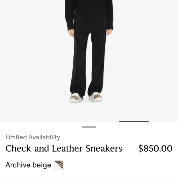 Authentic burberry traning sneaker - Picture 5 of 5